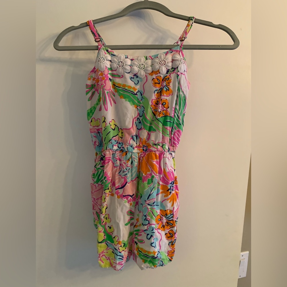 Girls Lilly Pulitzer for target romper large 10/12 EUC